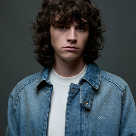 OBEY | CADEN DENIM WORK JACKET  (HEAVY VINTAGE INDIGO)