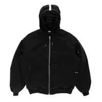 POP TRADING COMPANY / Hooded Flight Jacket (Black)