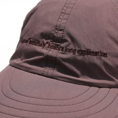 Summaly | "Words" logo long bill cap (4 Color)