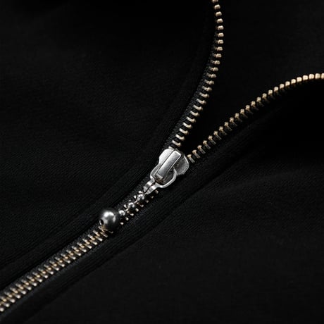VICTORIA HK / YY QUILTED HALFZIP SWEATSHIRT (BLACK)