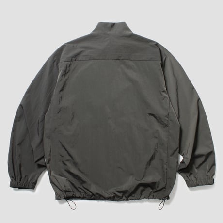 CABARET POVAL |Metallic Nylon Utility Jacket(Charcoal)