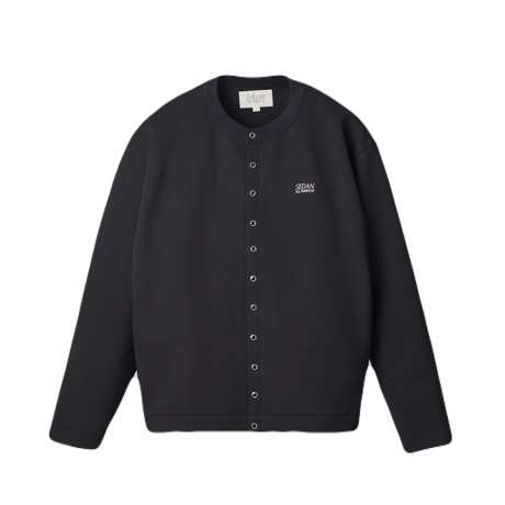 SEDAN ALL-PURPOSE| Snap Cardigan(BLACK)