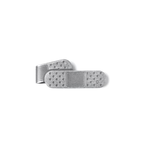 GOOPiMADE |  ITS-0K Band-Aid Tie Clip (Silver)