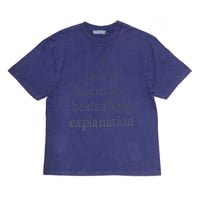 Summaly | ”Words" Logo Tee - Unisex - (Washed Purple)