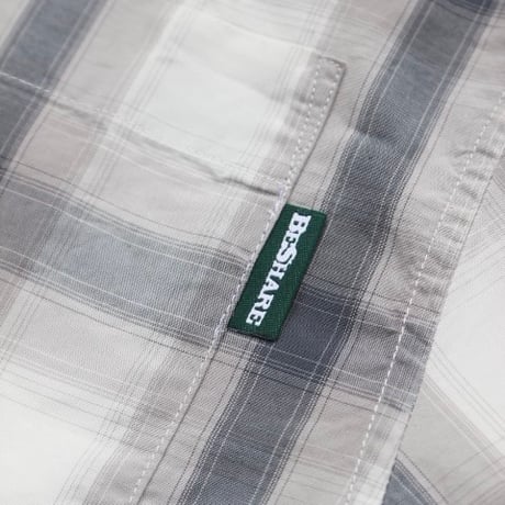 BE-SHARE| Basic Check Shirts (Beige)