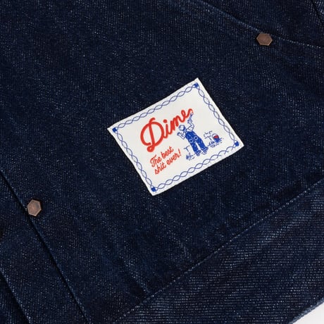 Dime / Pleated Denim Jacket (Indigo)