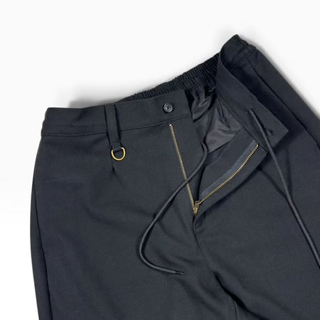 坩堝 (RUTSUBO) | THERMOLITE® WIDE TUCK TROUSERS(CHARCOAL HEATHER)