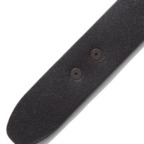 XLARGE | STANDARD BLACK LEATHER BELT(BLACK)