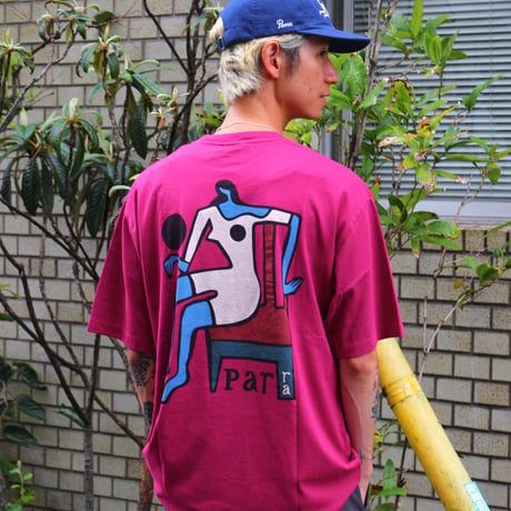 by Parra | Chair baller t-shirt(Dark magenta)