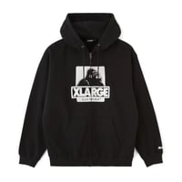XLARGE | OG ZIP HOODED SWEATSHIRT(BLACK)