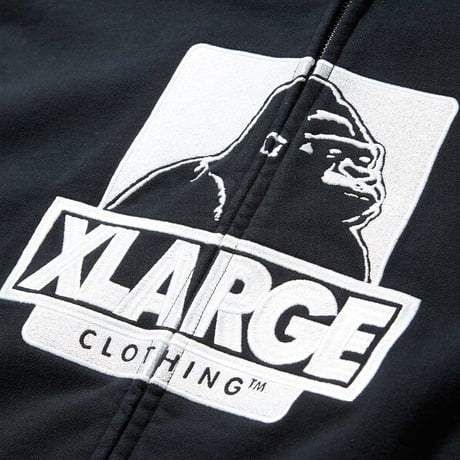 XLARGE | OG ZIP HOODED SWEATSHIRT(ASH)