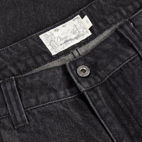 Dime / Relaxed Denim Pants (Black Washed)