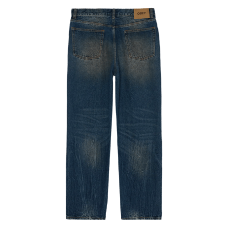 OBEY | CLASSIC BAGGY DENIM (OIL STANIED INDIGO)