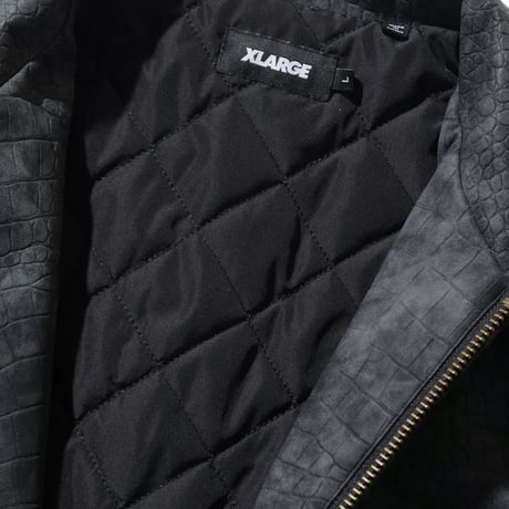XLARGE | CROC SUEDE JACKET(NAVY)