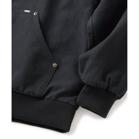 FTC | WASHED HOODED WORK JACKET "BLACK" (FTC026AWJ07)