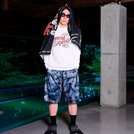 SPECIAL GUEST K.K.| Casino Logo L/S Tee (White)