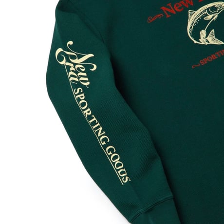 NEW ERA | L/S Waffle Tee  Direction by Takayuki Ohashi Fish (Green)