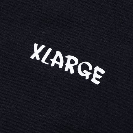 XLARGE | DRAWING OG ZIP HOODED SWEATSHIRT(BLACK)