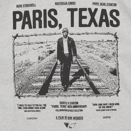 Screen Test / Paris, Texas T-Shirt (Heather Grey)