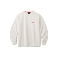 FTC | PIGMENT DYED SMALL LOGO L/S TOP "WHITE" (FTC026AWSH06)
