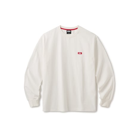 FTC | PIGMENT DYED SMALL LOGO L/S TOP "WHITE" (FTC026AWSH06)
