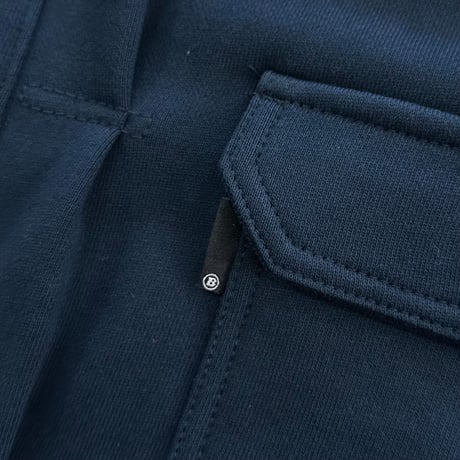 RUSSELL | × BerBerJin Pro Cotton Loopback Terry Sweat Trucker Jacket (NAVY)