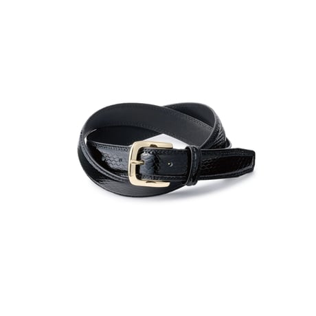 FTC | SNAKE LEATHER BELT "BLACK" (FTC026AWA03)