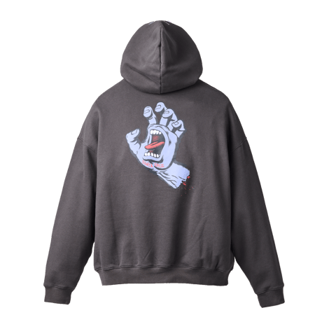 SEDAN ALL-PURPOSE|  Santa Cruz / Screaming Hand Hoodie (Faded Black))