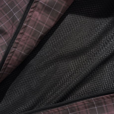 Butter Goods| Plaid Nylon Jacket (Burgundy)