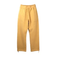 tone| Flatlock Seam Fleece Sweatpants (MASTARD)