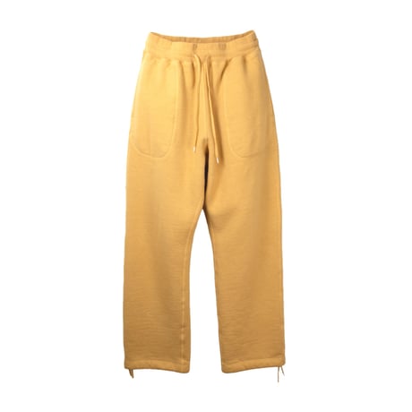 tone| Flatlock Seam Fleece Sweatpants (MASTARD)