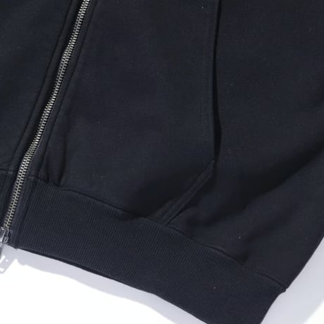XLARGE | DOUBLE LAYERED ZIP HOODED SWEATSHIRT(Lt BLUE)