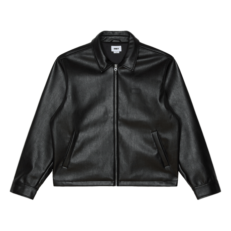 OBEY | WORKMAN PU JACKET (BLACK)