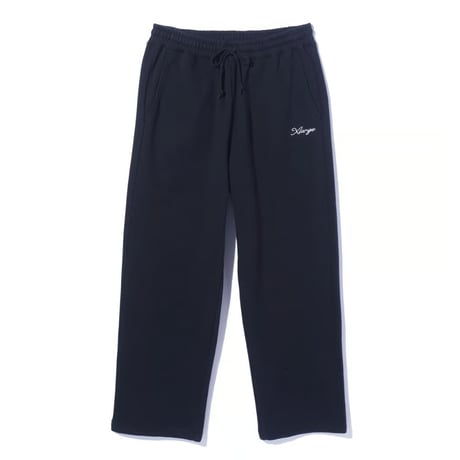 XLARGE | CURSIVE WIDE SWEAT PANTS(BLACK)
