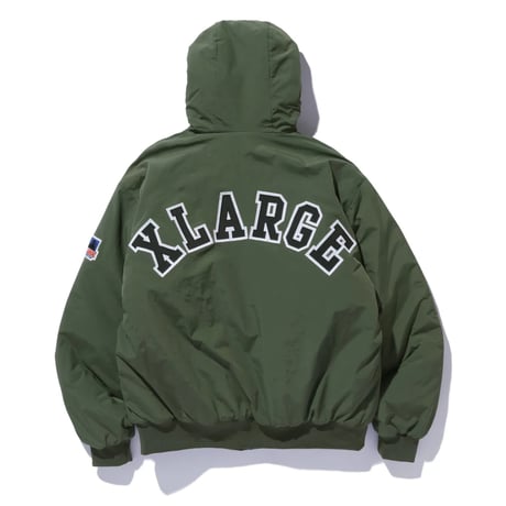 XLARGE | NYLON PUFFER JACKET(OLIVE)