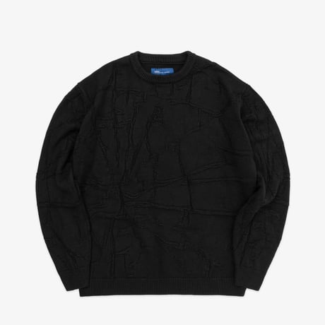 Screen Test / Fractured Edge 3D Knit (Black)