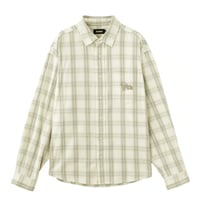 XLARGE | PLAID L/S SHIRT(OFF WHITE)
