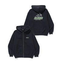 XLARGE | OLD OG ZIP HOODED SWEATSHIRT(BLACK)