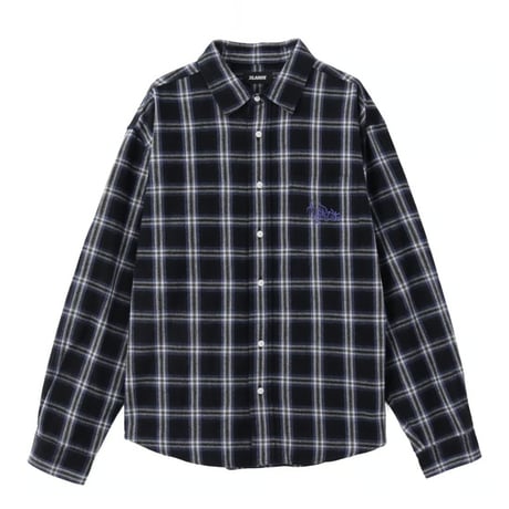 XLARGE | PLAID L/S SHIRT(BLACK)