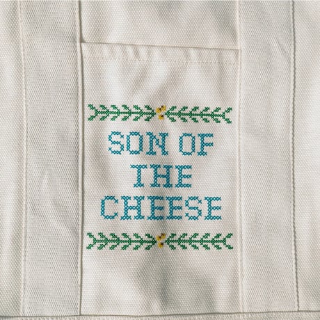 SON OF THE CHEESE | Flower Cross Stitch Bag (2 Color)