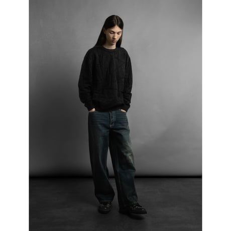 Screen Test / Fractured Edge 3D Knit (Black)