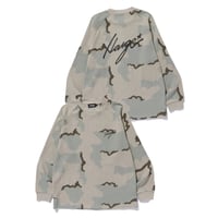 XLARGE | WAFFLE RAGLAN TOP(CAMO)