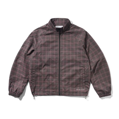 Butter Goods| Plaid Nylon Jacket (Burgundy)