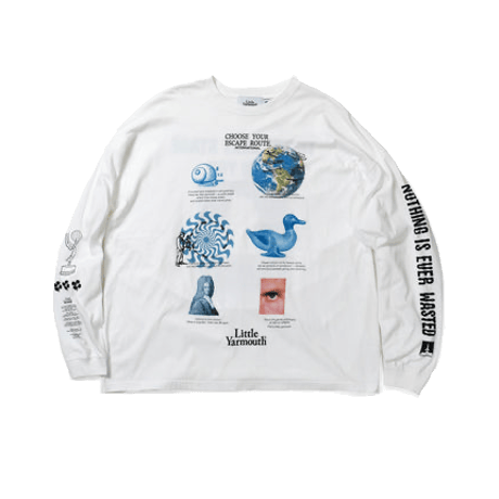 Little Yarmouth | Psychedelic T-Shirt (White)