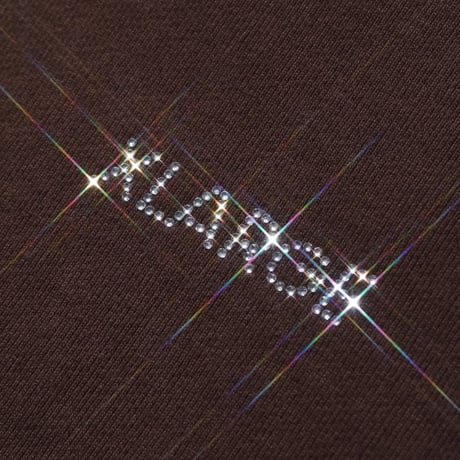 XLARGE | RHINESTONE OG ZIP HOODED SWEAT SHIRT(BROWN)