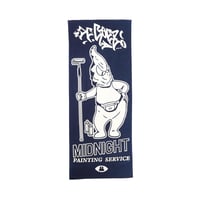 MIDNIGHT PAINTING SERVICE| Df.man Tenugui (NAVY)