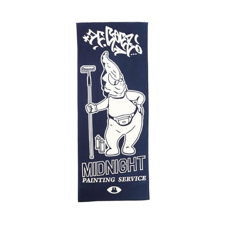 MIDNIGHT PAINTING SERVICE| Df.man Tenugui (NAVY)