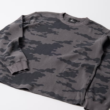 by Parra | Camo woofles long sleeve t-shirt (Grey)