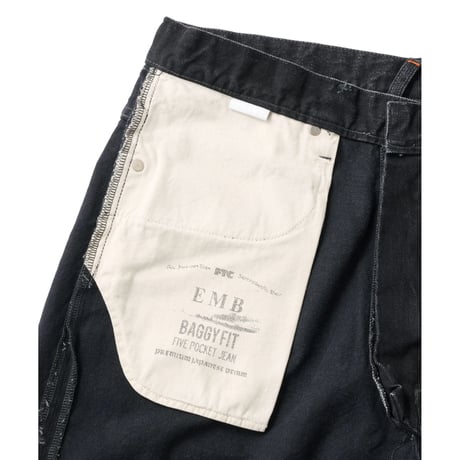 FTC | EMB - BAGGY FIT "BLACK" (FTC026AWB04)