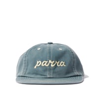 by Parra | Lowercase script logo 6 panel hat (Blue)